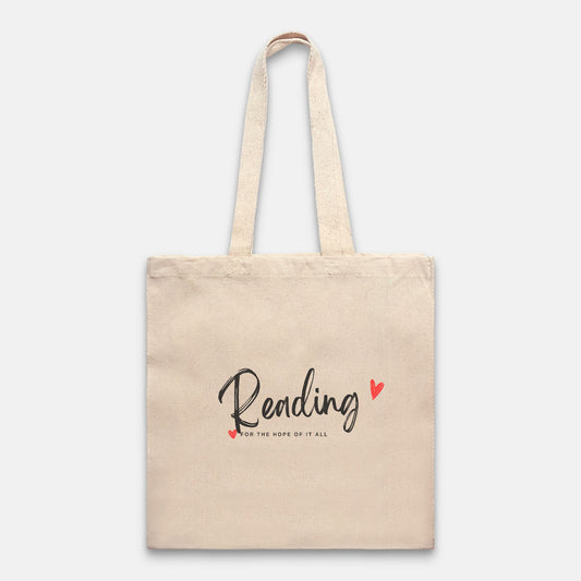 Tote Bag Heavy - Reading For The Hope Of It All